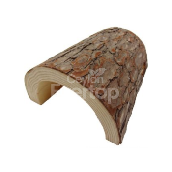 Wooden Hut for Terrariums and Habitat Decoration