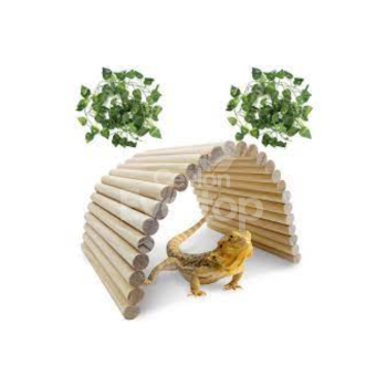 Wood Bridge for Terrariums and Habitat Decoration 35cm