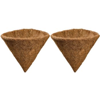 triangular coco corner wall pot